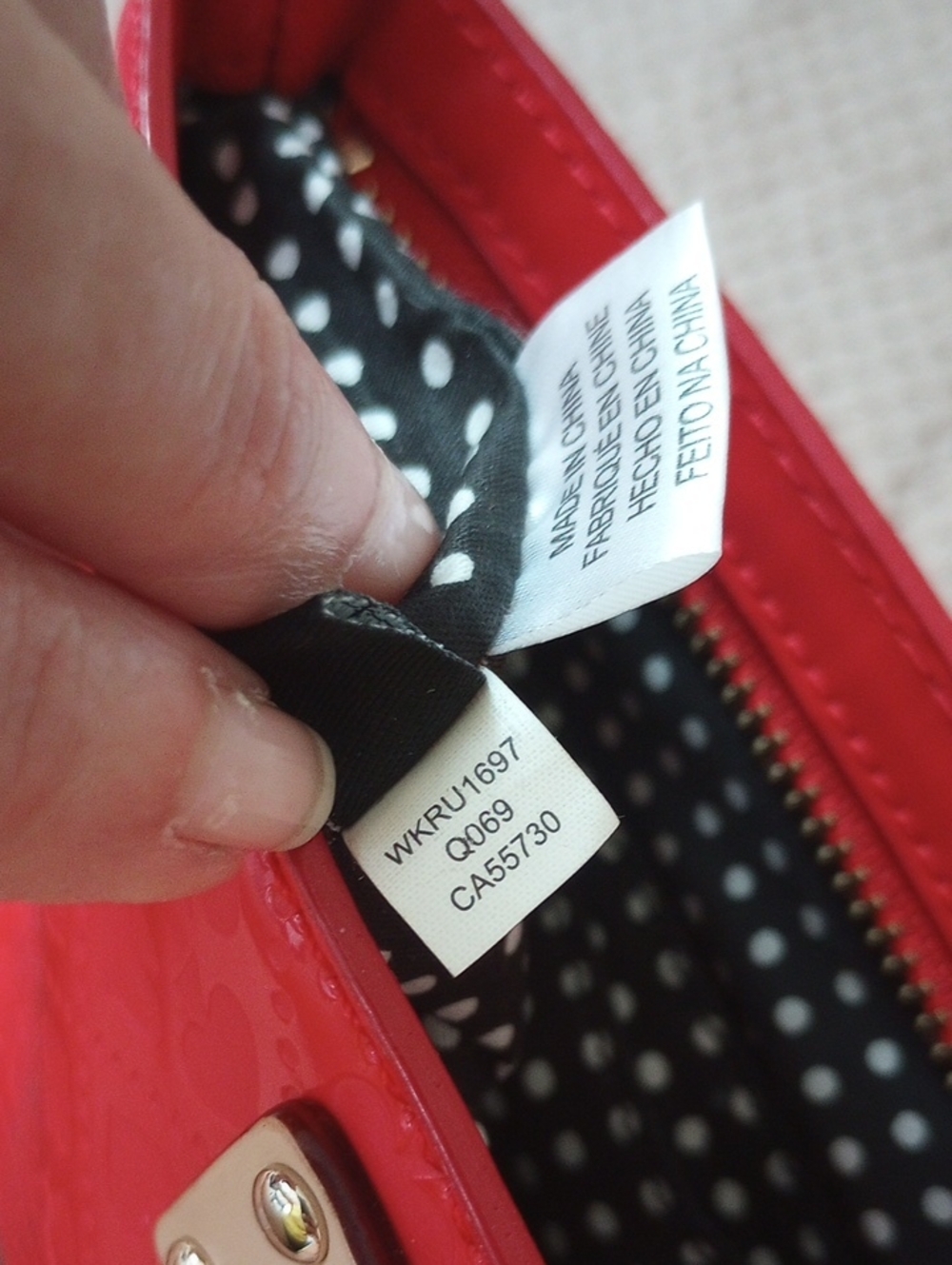 Kate Spade Amy Red Patent Crossbody Bag - Picture 5 of 11